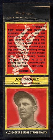 1935 Diamond Matchbook Black Border Moore